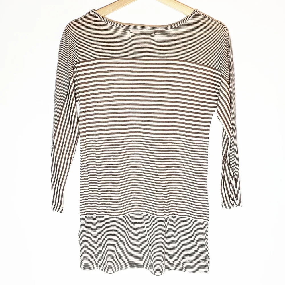 Ki-Line Striped lightweight long sleeve Top XSmall